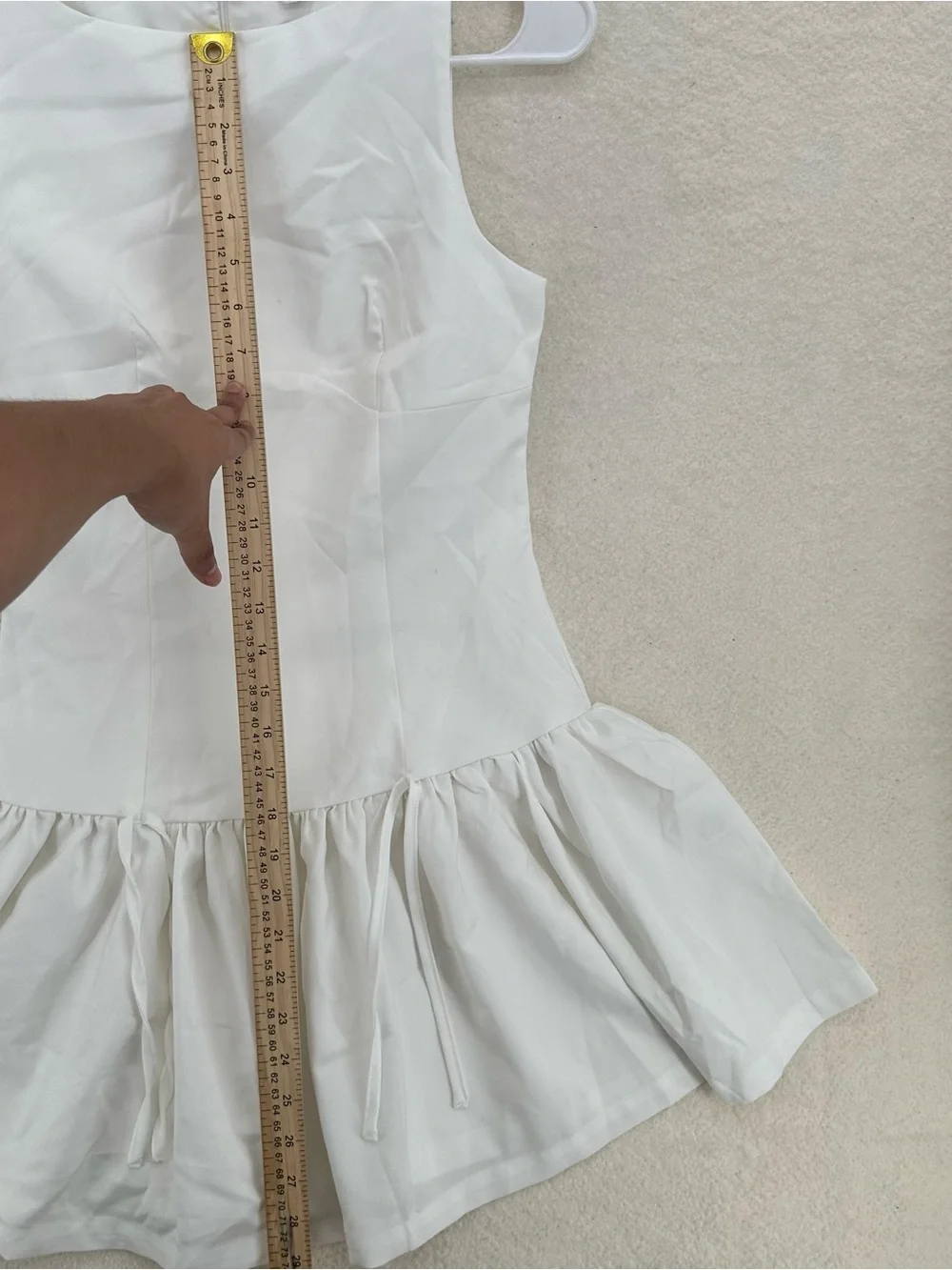 Coquette Elegant Millenne Princess Polly White Mini Dress with Bows